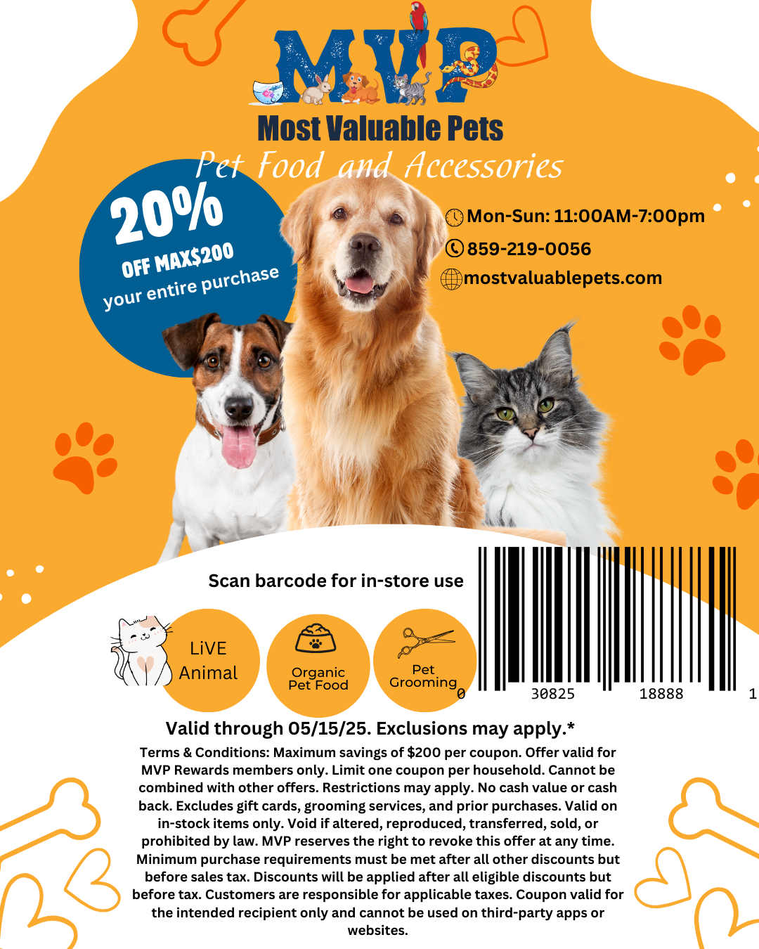 Orange and Yellow Playful Pet Store Promotional Instagram Post (6)